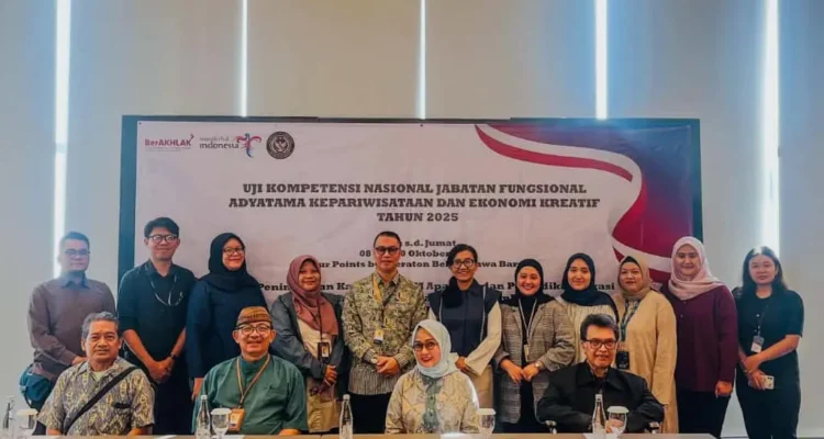 FOTO 23 Okt_Uji Kompetensi Nasional Jabatan Fungsional Adyatama Kepariwisataan dan Ekonomi Kreatif Tahun 2025
