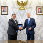 FOTO 10 Nov_Pertemuan Menteri Koordinator Bidang Perekonomian Airlangga Hartarto dan Ketua Dewan Maritim Federasi Rusia, sekaligus Penasehat Presiden Federasi Rusia Nikolai Patrushev di Jakarta