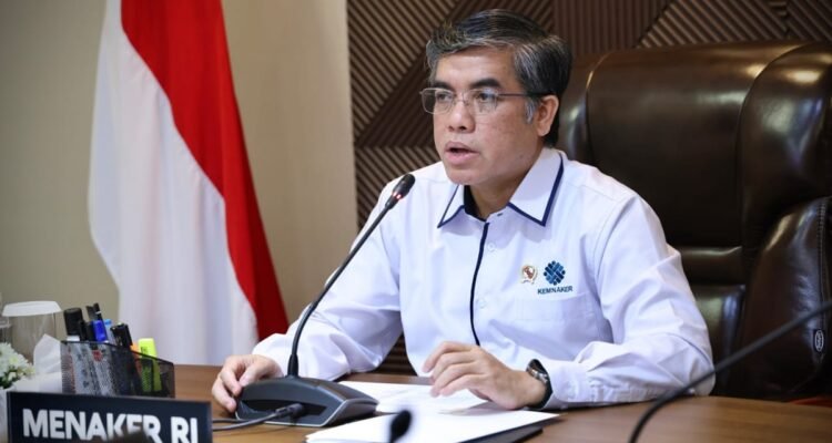 FOTO 12 Nov_Menteri Ketenagakerjaan Yassierli. (dok. kemnaker.go.id)