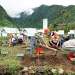 FOTO 21 Nov_puncak penanaman pohon sebagai upaya mitigasi vegetasi di Dusun Sirengkel, Desa Mlandi, Kecamatan Garung, Kabupaten