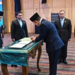 FOTO 3 Nov_Pelantikan Prof. Teuku Faisal Fathani sebagai Kepala Badan Meteorologi, Klimatologi dan Geofisika (BMKG) 3