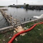 FOTO 31 Okt_Pompanisasi genangan banjir Kota Semarang, dari Sungai Sringin menuju kolam retensi Terboyo untuk diestafetkan ke Laut Jawa 1