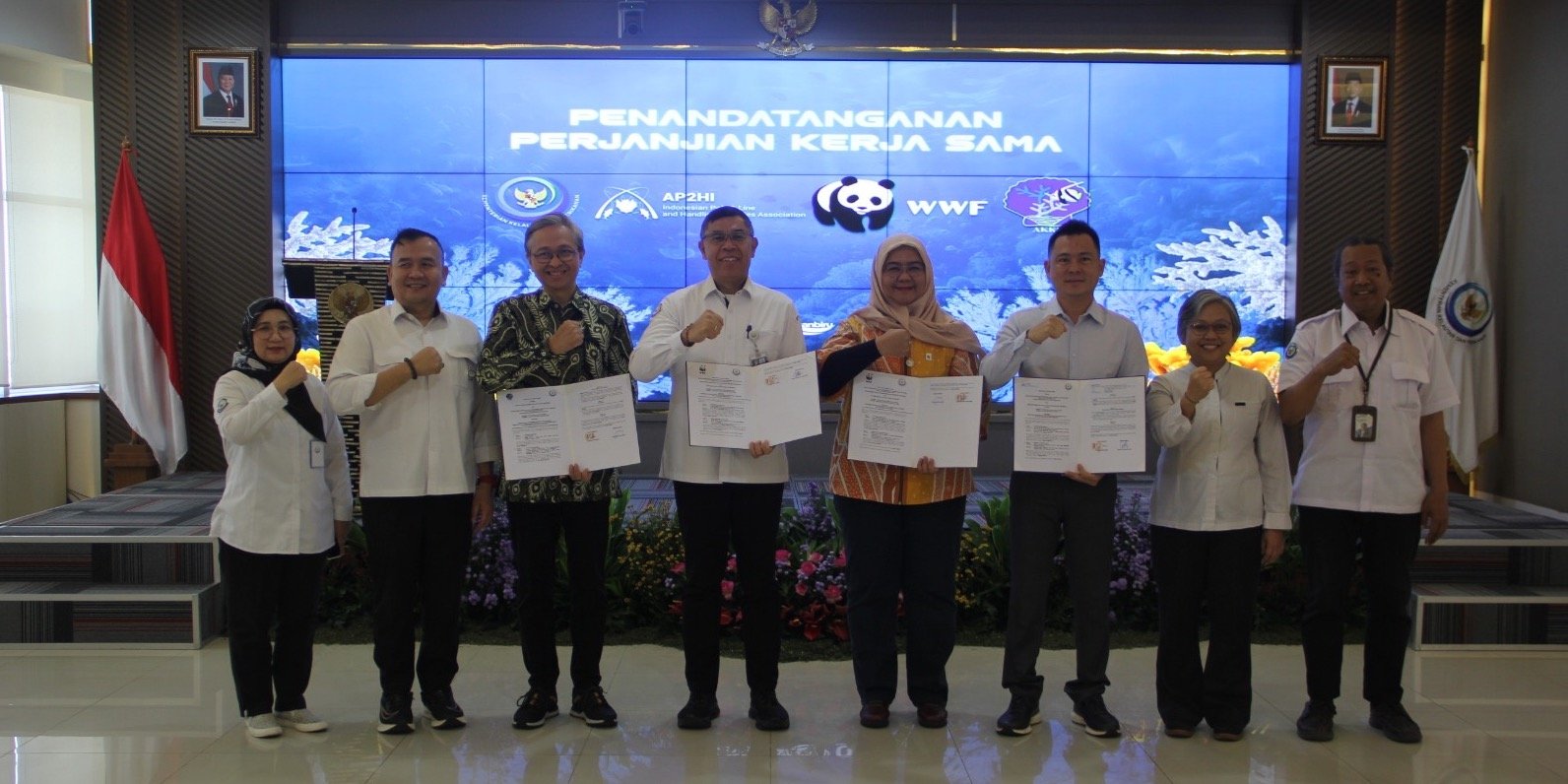 FOTO 6 Nov_Penandatanganan kerja sama Kementerian Kelautan dan Perikanan (KKP). dok. kkp