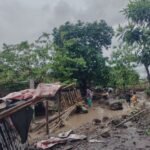 Kondisi wilayah Kecamatan Rasanae Barat pascabanjir yang melanda wilayah Kabupaten Bima, Provinsi Nusa Tenggara Barat