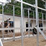 FOTO 28 Des_Progres pembangunan Huntara di SDN 05 Kayu Pasak, Jorong Kayu Pasak, Nagari Salareh Aia, Kecamatan Palembayan, Kabupaten Agam, Provinsi S