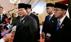 FOTO 21 Jan_Presiden Prabowo Subianto menyampaikan keterangan kepada media di Lancaster House, London. dok. setpres