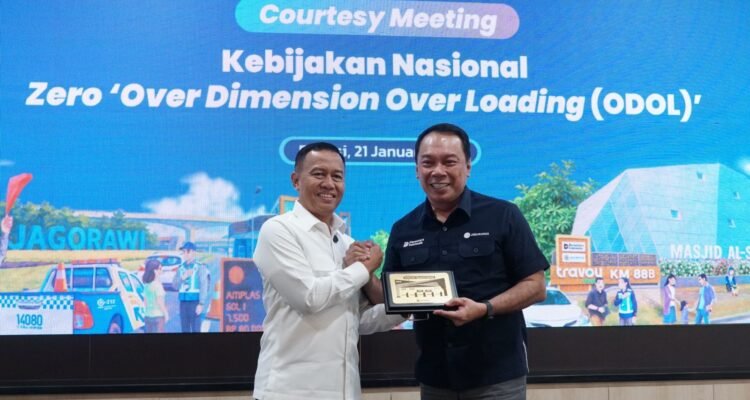 FOTO 22 Jan_Kegiatan courtesy meeting Kebijakan Nasional Zero Over Dimension Over Loading di Kantor Jasa Marga Toll Command Centre, Bekasi, Jawa Barat. (hubdat