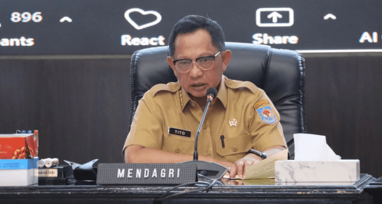 FOTO 28 Jan_Menteri Dalam Negeri (Mendagri) Muhammad Tito Karnavian dalam Rapat Koordinasi Pengendalian Inflasi di Jakarta. (dok. kemendagri)