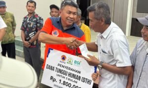 FOTO 29 Jan_Penyaluran DTH untuk tiga bulan yang diberikan kepada keluarga terdampak di Kabupaten Aceh Tamiang, Provinsi Aceh