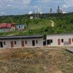 FOTO 30 Jan_Progres pembangunan hunian sementara (huntara) di Desa Blang Naleung Mameh, Kecamatan Muara, Kota Lhokseumawe.