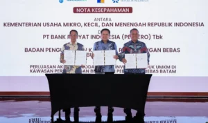 FOTO 31 Jan_Acara penandatanganan nota kesepahaman bersama Badan Pengusahaan (BP) Batam dan BRI di Batam. (dok. umkm.go.id)