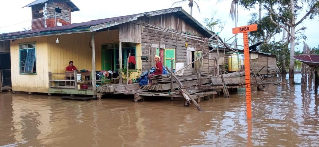 FOTO 7 Jan_Banjir yang melanda Kabupaten Nunukan, Kalimantan Utara. (dok. bpbdkabupatennunukan)