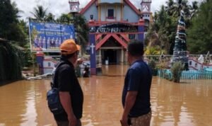FOTO 9 Jan_Kondisi banjir yang melanda wilayah Kabupaten Halmahera Utara. (dok. bpbdkabupatenhalmaherautara)