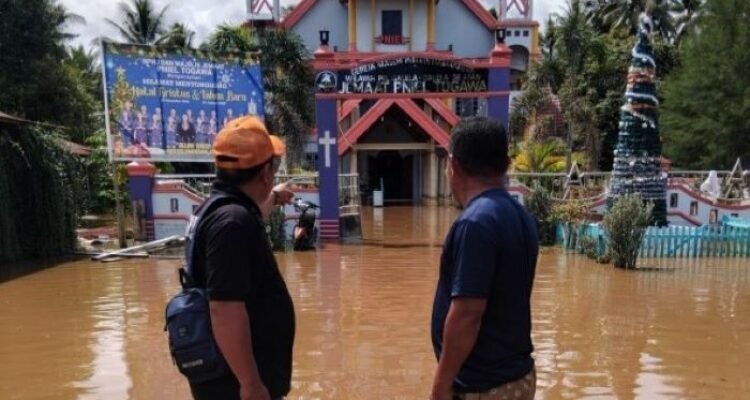 FOTO 9 Jan_Kondisi banjir yang melanda wilayah Kabupaten Halmahera Utara. (dok. bpbdkabupatenhalmaherautara)