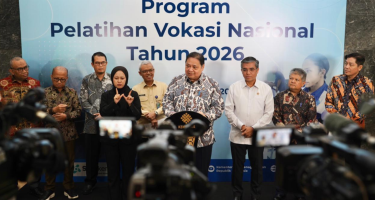 FOTO 1 Maret_Konferensi Pers Peluncuran Program Pelatihan Vokasi Nasional Tahun 2026 di Jakarta