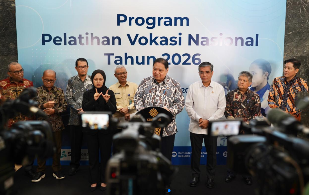 FOTO 1 Maret_Konferensi Pers Peluncuran Program Pelatihan Vokasi Nasional Tahun 2026 di Jakarta