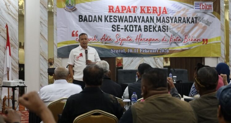 FOTO 15 Febr_Rapat Kerja Badan Keswadayaan Masyarakat (BKM) se-Kota Bekasi. (dok. bekasikota.go.id)