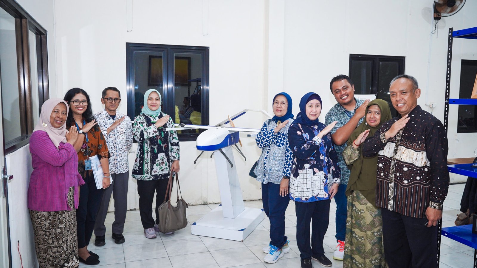 FOTO 26 Febr_Kunjungan ke PT Aerotek Global Inovasi untuk pesawat nirawak (drone). (dok. kemenperin)