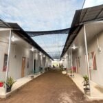 FOTO 1 Maret_hunian sementara (huntara) yang telah dihuni oleh warga Desa Ulee Rubeek Timu, Kecamatan Seunuddon, Kabupaten Aceh Utara