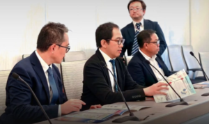 FOTO 10 Maret_Wakil Menteri Perindustrian (Wamenperin) Faisol Riza bertemu dengan Executive Vice President Tokyo Gas Co Ltd. Katsutani Toshihide