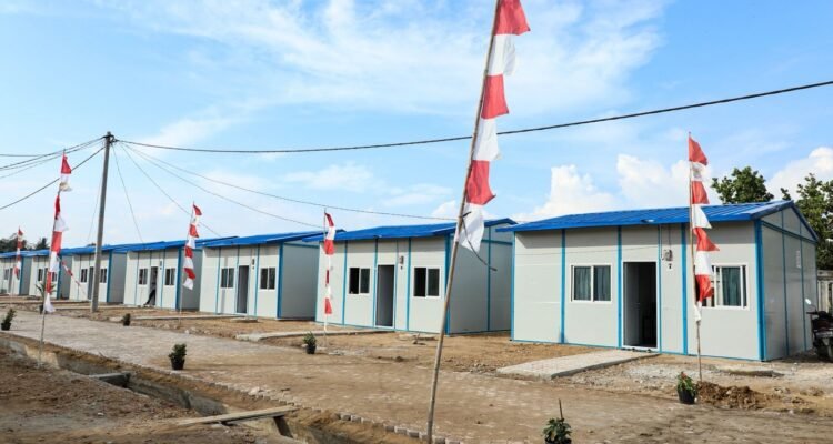 FOTO 14 Maret_Hunian tetap ( huntap) di Desa Kuala Cangkoy, Kecamatan Lapang, Kabupaten Aceh Utara, Provinsi Aceh. bnpb 1