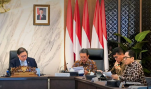 FOTO 14 Maret_Rapat Koordinasi Terbatas membahas pengaturan ketentuan ekspor dan impor produk pangan