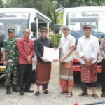 FOTO 23 Febr_Penandatanganan serah terima pengelolaan Shuttle Listrik dan Kesepakatan Bersama antara World Resources Institute (WRI) Indonesia dan Pemerintah Kota Denpasar.