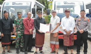 FOTO 23 Febr_Penandatanganan serah terima pengelolaan Shuttle Listrik dan Kesepakatan Bersama antara World Resources Institute (WRI) Indonesia dan Pemerintah Kota Denpasar.
