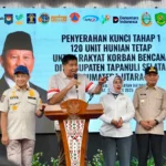 FOTO 29 Maret_penyerahan Hunian tetap di Tapanuli