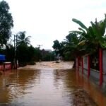 FOTO 7 Maret_Kondisi banjir di wilayah Kabupaten Lampung Selatan, Provinsi Lampung.