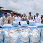 FOTO 7 Maret_Pelepasan barang ekspor beras Befood Nusantara ke Arab Saudi untuk memenuhi kebutuhan jemaah haji Indonesia tahun 2026. dok. bulog
