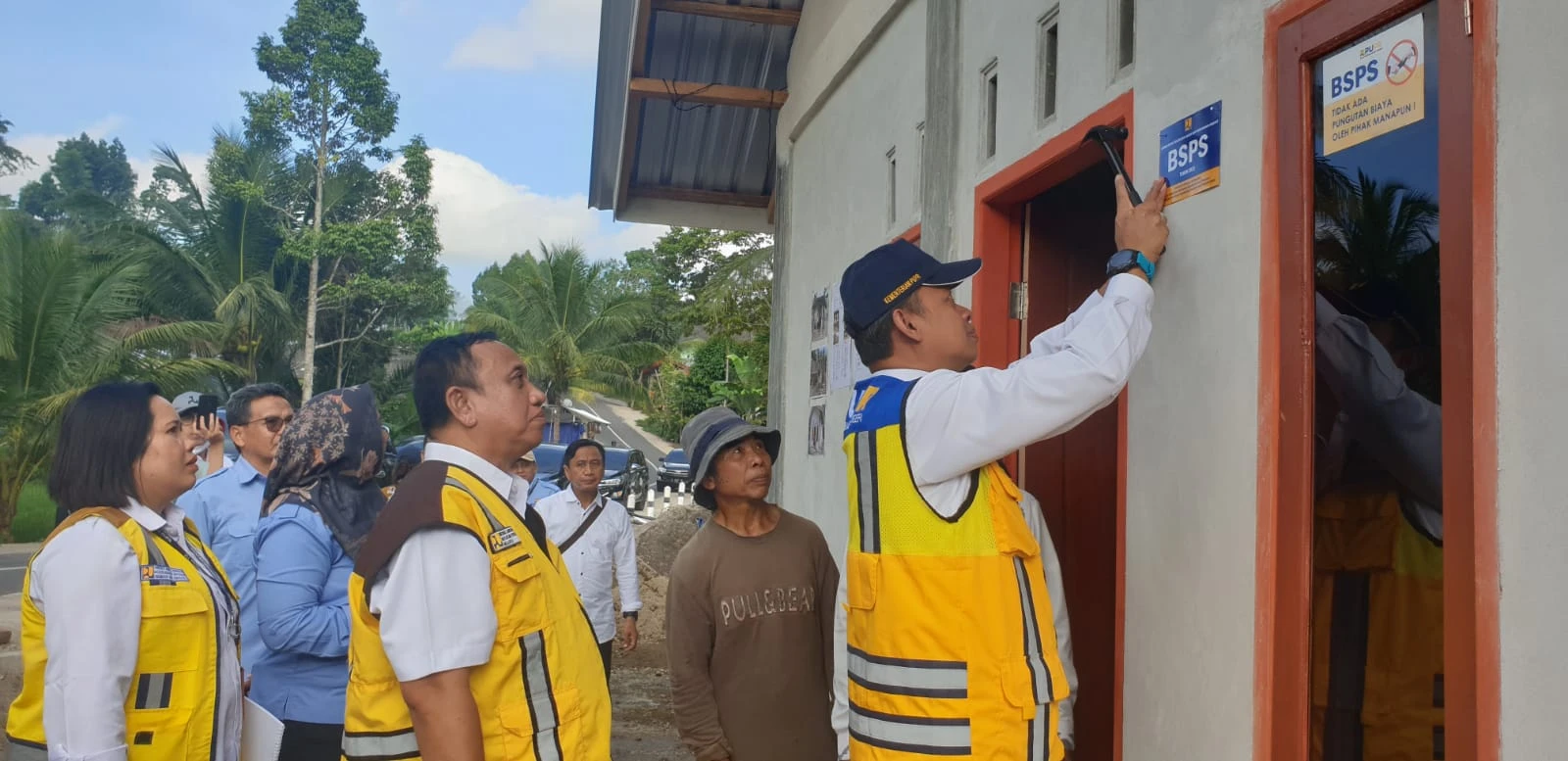FOTO 1 April_Pelaksanaan program Bantuan Stimulan Perumahan Swadaya (BSPS) dari pemerintah. dok. pkp.go.id