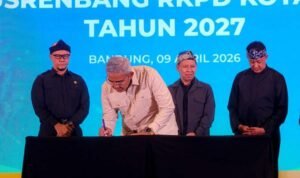 FOTO 10 April_Musyawarah Perencanaan Pembangunan (Musrenbang) RKPD Kota Bandung Tahun 2026 yang digelar di Hotel Grandia, Kota Bandung