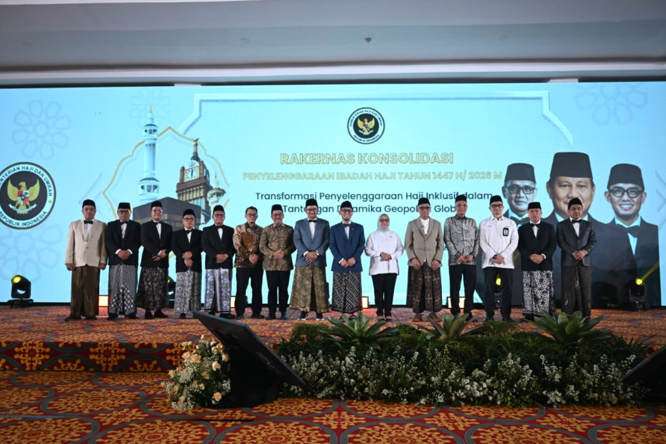 FOTO 11 April_Peluncuran platform digital Haji dan Umrah Store dalam Rapat Kerja Nasional (Rakernas) Konsolidasi Penyelenggaraan Haji).