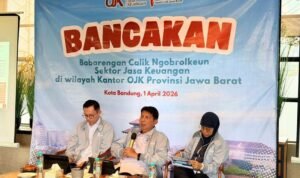 FOTO 13 April_Kegiatan Bancakan (Babarengan Calik Ngobrolkeun Sektor jasa Keuangan) di wilayah Kantor Otoritas Jasa Keuangan
