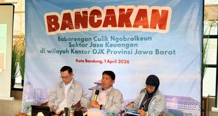 FOTO 13 April_Kegiatan Bancakan (Babarengan Calik Ngobrolkeun Sektor jasa Keuangan) di wilayah Kantor Otoritas Jasa Keuangan