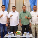 FOTO 16 April_Aliansi Serikat Pekerja dan Serikat Buruh (ASPSB) Kabupaten Serang saat diterima Gubernur Banten Andra Soni