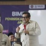 FOTO 25 April_Kepala Badan Penyelenggara Jaminan Produk Halal (BPJPH) Ahmad Haikal Hasan saat kegiatan Bimbingan Teknis (Bimtek) Pengawasan Jaminan Produk Halal di Jakarta. (dok. bpjph.halal.go.id)