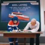 FOTO 25 April_Peresmian proses pembangunan kapal Utility Boat 22 Pax bersama PT Tesco Indomaritim