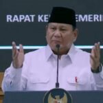 FOTO 8 April_Presiden Prabowo Subianto saat di Istana Negara. (dok. youtubesetpres)