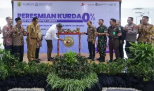 FOTO 20 Mei_Peresmian program Kredit Usaha Rakyat Daerah (KURDA) di Kabupaten Sragen, Proinsi Jawa Tengah. dok. umkm.go.id
