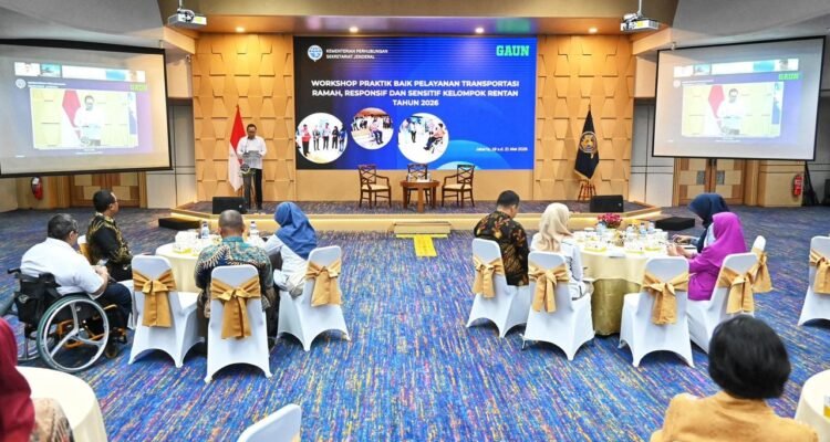 FOTO 20 Mei_Workshop Praktik Baik Pelayanan Transportasi Ramah, Responsif, dan Sensitif Kelompok Rentan Tahun 2026. kemenhub 1