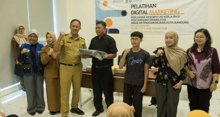 FOTO 27 Mei_Kegiatan pelatihan Digital Marketing untuk penyandang disabilitas di Kantor Disnaker Kota Bandung, dok. jabarprov