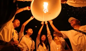 FOTO 31 Mei_Festival Lampion di Candi Borobudur yang berada di Kabupaten Magelang, Jawa Tengah. dok. injourneydestination