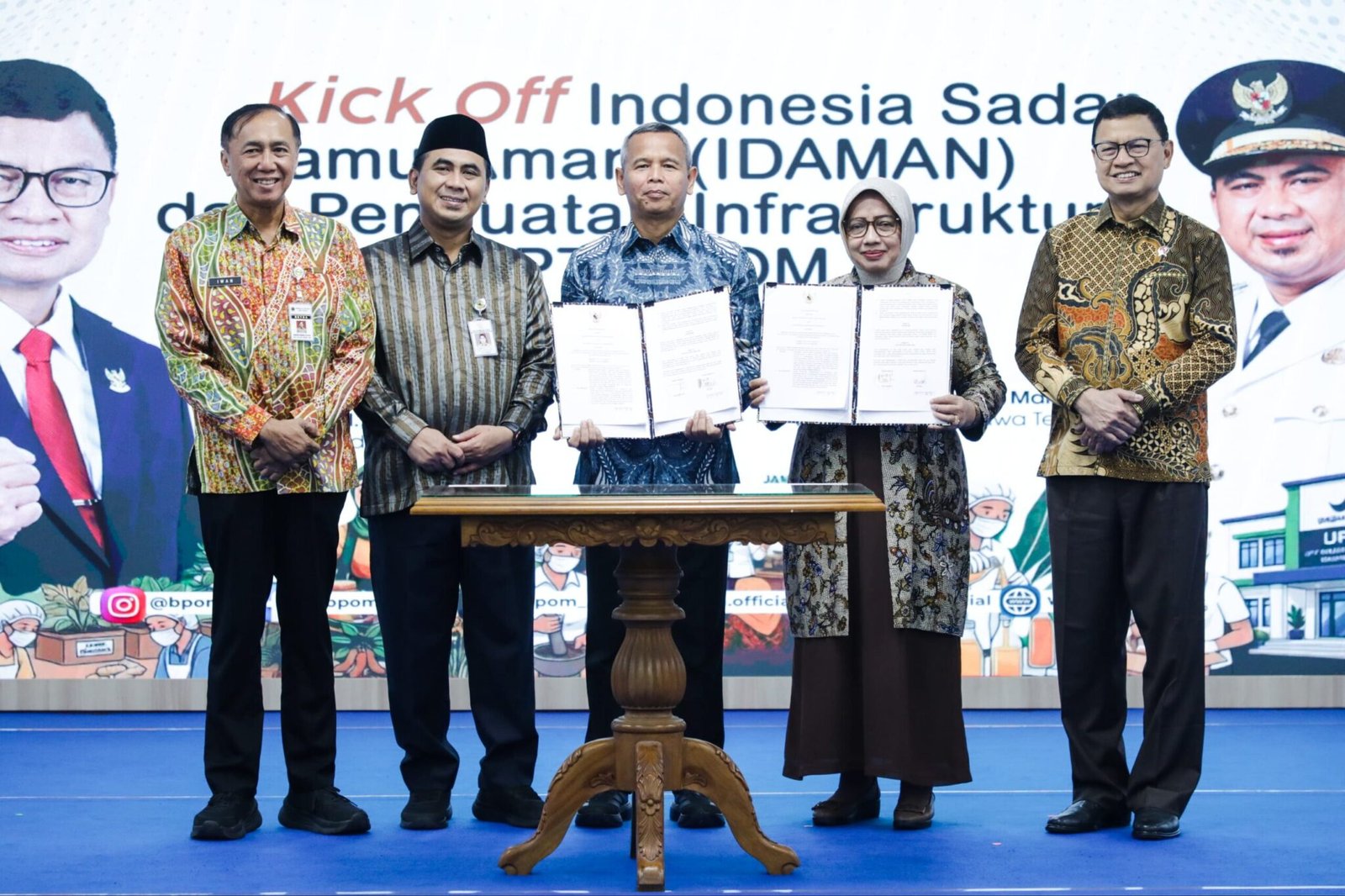 FOTO 10 Juni_Acara Kick Off Idaman, yang dilakukan Badan Pengawasan Obat dan Minuman (BPOM) di Grhadika Bhakti Praja Semarang. jatengprov