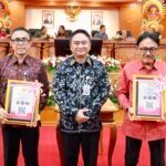 FOTO 10 Juni_Acara penyerahan Laporan Hasil Pemeriksaan (LHP) BPK atas Laporan Keuangan Pemerintah Daerah (LKPD) Kota Denpasar Tahun Anggaran (TA) 2025.