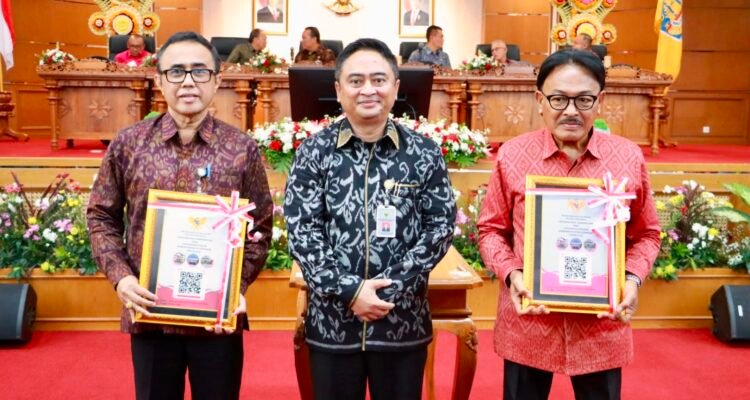 FOTO 10 Juni_Acara penyerahan Laporan Hasil Pemeriksaan (LHP) BPK atas Laporan Keuangan Pemerintah Daerah (LKPD) Kota Denpasar Tahun Anggaran (TA) 2025.