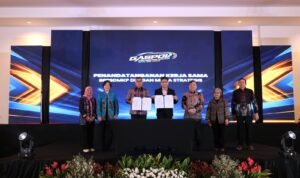 FOTO 10 Juni_Penandatanganan kerja sama Badan Penyuluhan dan Pengembangan SDM Kelautan dan Perikanan (BPPSDM), serta SnackVideo, platform media sosial berbasis video asal Tiongkok
