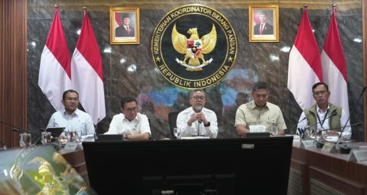 FOTO 10 Juni_Rapat Koordinasi Terbatas (Rakortas) Perkembangan Harga Komoditas Pangan yang diselenggarakan di Kementerian Koordinator Bidang Pangan