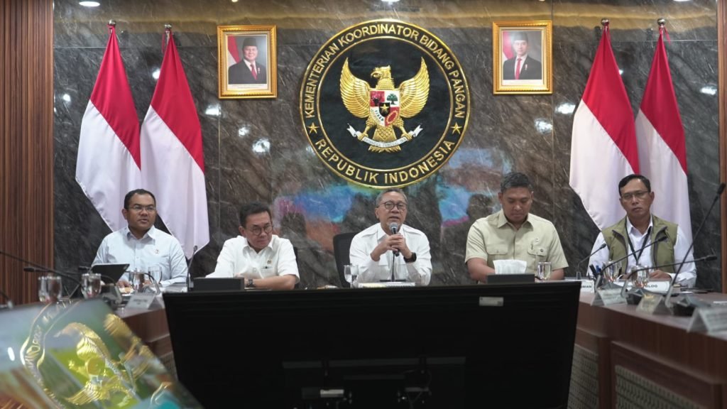 FOTO 10 Juni_Rapat Koordinasi Terbatas (Rakortas) Perkembangan Harga Komoditas Pangan yang diselenggarakan di Kementerian Koordinator Bidang Pangan